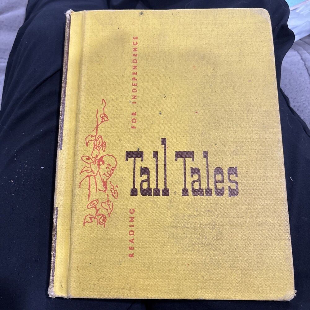 Vintage “Tall Tales” Book 1955 By A.S Artley & Lillian Gray Hard Cover Reading